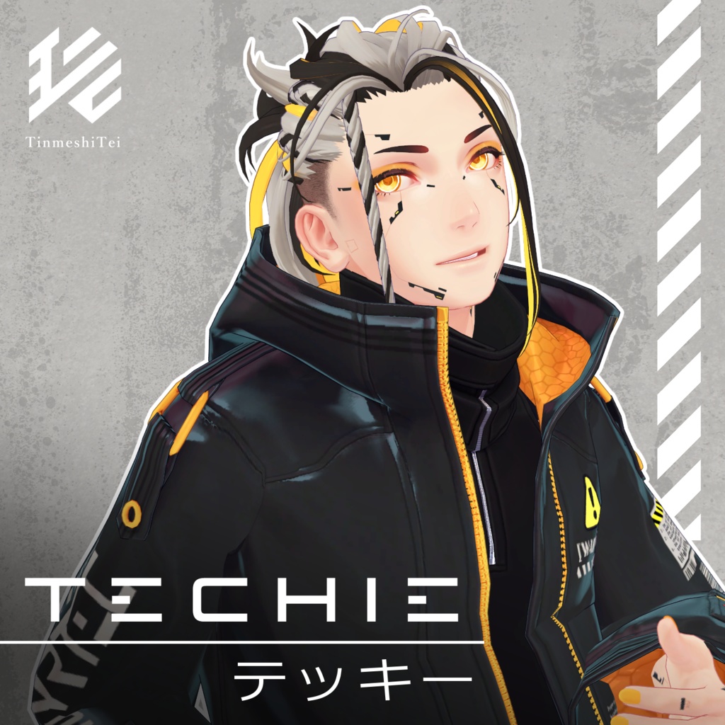 オリジナル3Dモデル『Techie/テッキー』