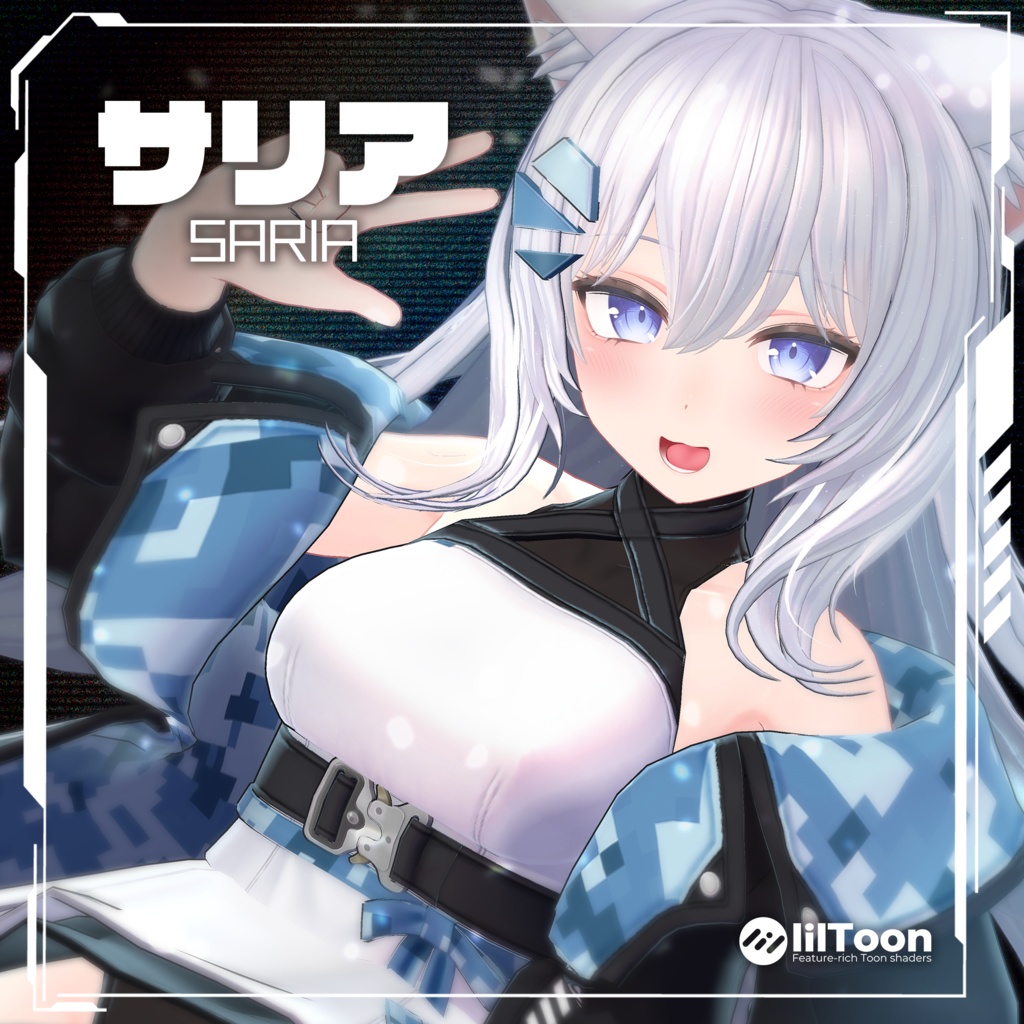 オリジナル3Dモデル『サリア』
