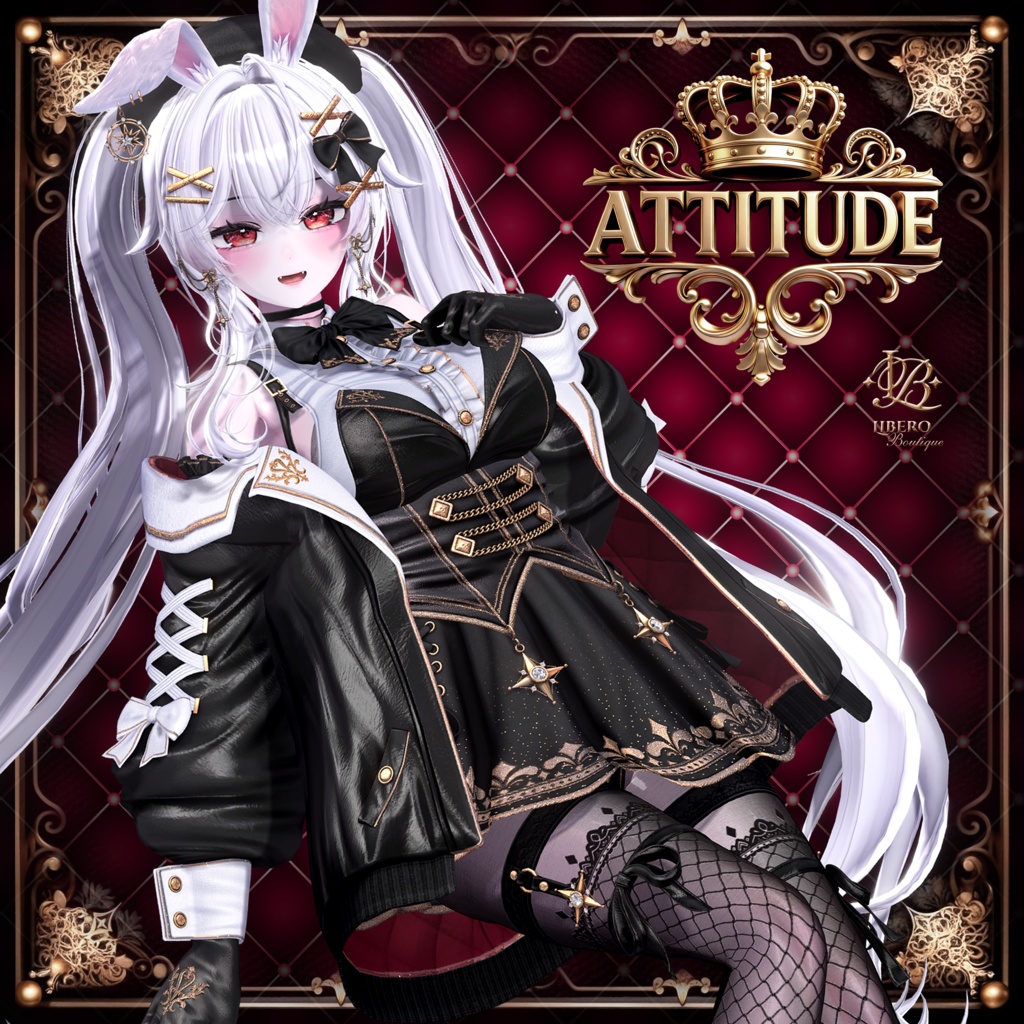 【22アバター対応】👑『ATTITUDE : The Royal Bunny』🐰#Libero_Boutique