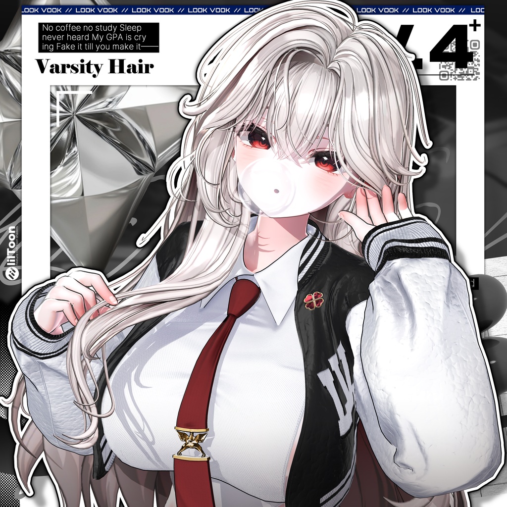 🎉【 3万 Followers Sale 】🎉【17アバター対応】 𝐋𝐕.𝟒+ Varsity_Hair 🎓