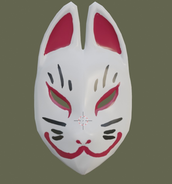 狐の面(白)