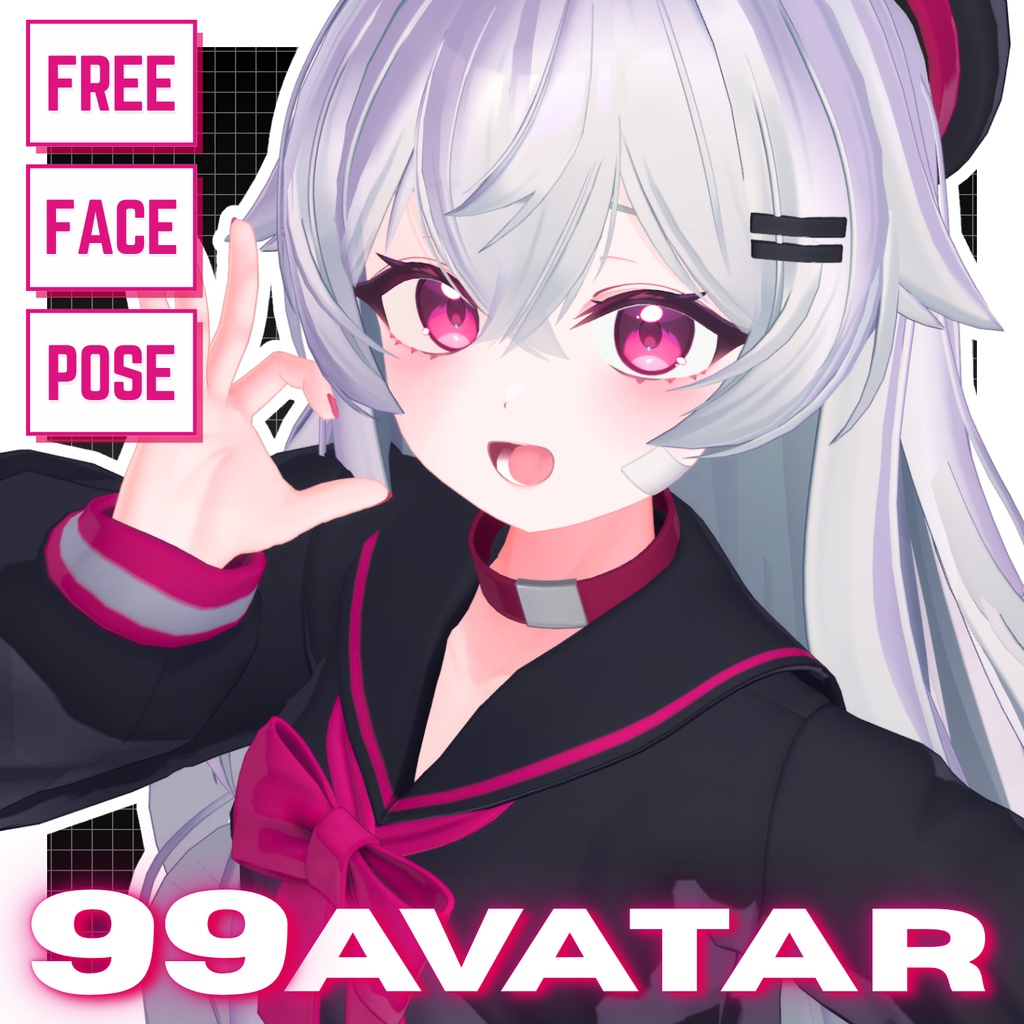 !!GWSALE~5.10 !!💗【FREE/99avatar】FaceAnimation❥集会コラボNovelty🔐💕