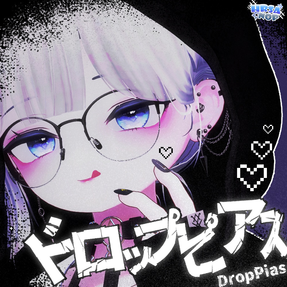 ⯌「ドロップピアス(DropPias)」32アバター対応