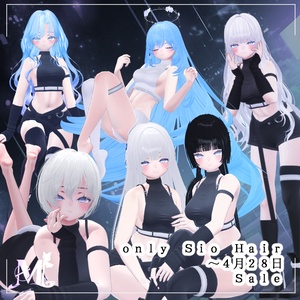 🖤 Melling " Sio Hair Collection" Sale ~4月28日【Sio対応 🖤 Liltoon / VRChat】