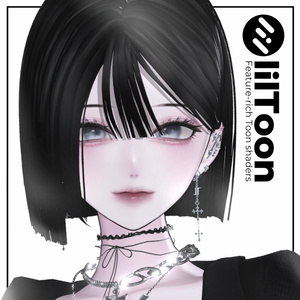 【11アバター対応】切りっぱなしぱっつんボブヘア