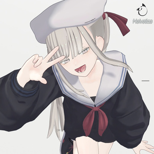 【オリジナル3Dモデル】ヘルベチカ