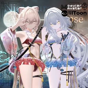 【22アバター以上対応💙】3D衣装『Nightsurge Eclipse Outfit』【VRChat想定】#Millenoa