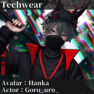 3Dモデル テックウェア 複数アバター対応