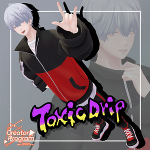 男性アバター向け衣装『ToxicDrip』 - By バーチャル餓狼ロロミ / CP3