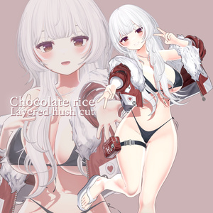 【Layered hush cut Hair】 【Layered hush cut Hair】