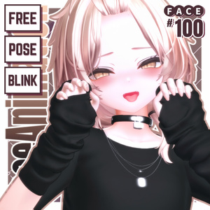 💗【FREE/無料】Mao100Type❥動くまばたきFace&PoseAnimations ⌖ ݁˚